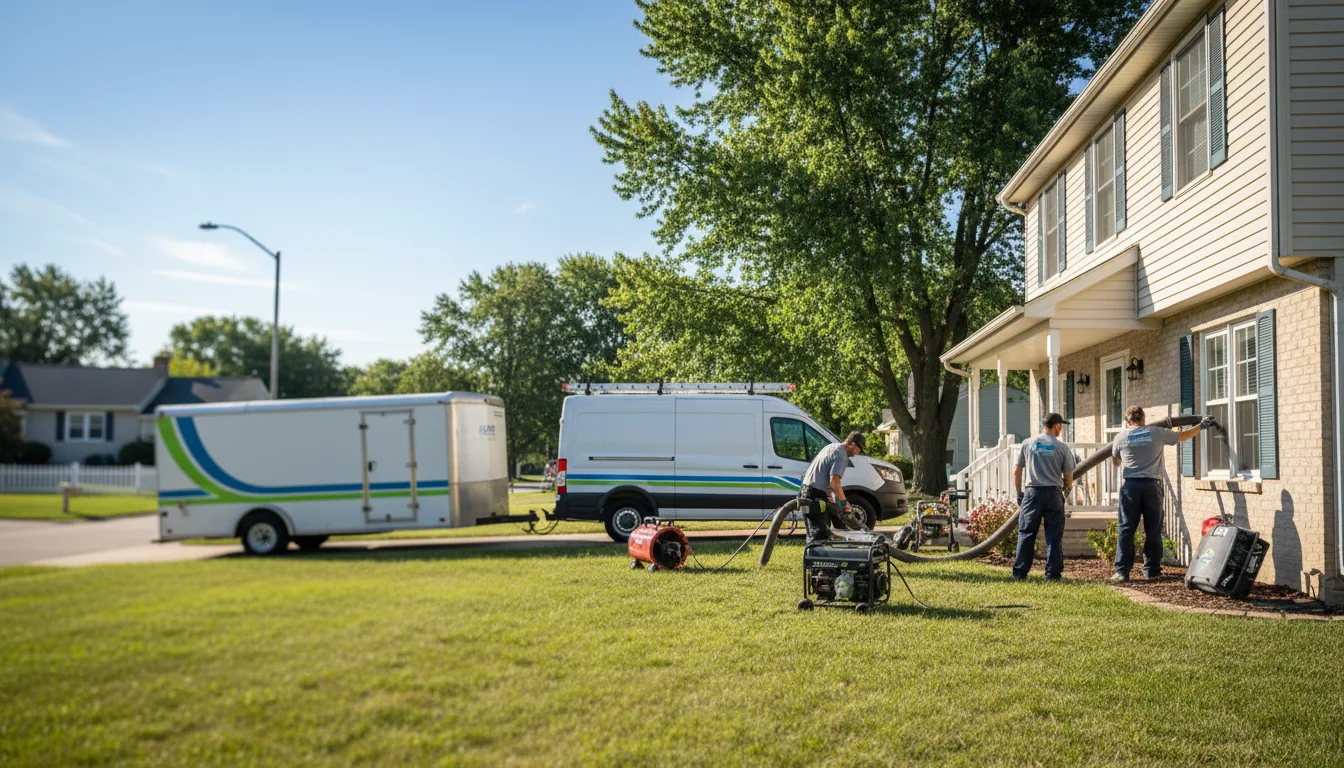 Flooded Basement Restoration And Cleanup With Repair in Goodland, IN near me